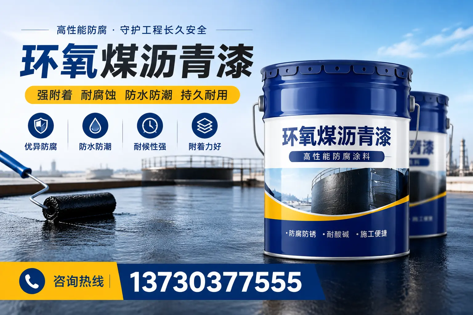 如何判断环氧煤沥青漆的质量?青龙消费者指南